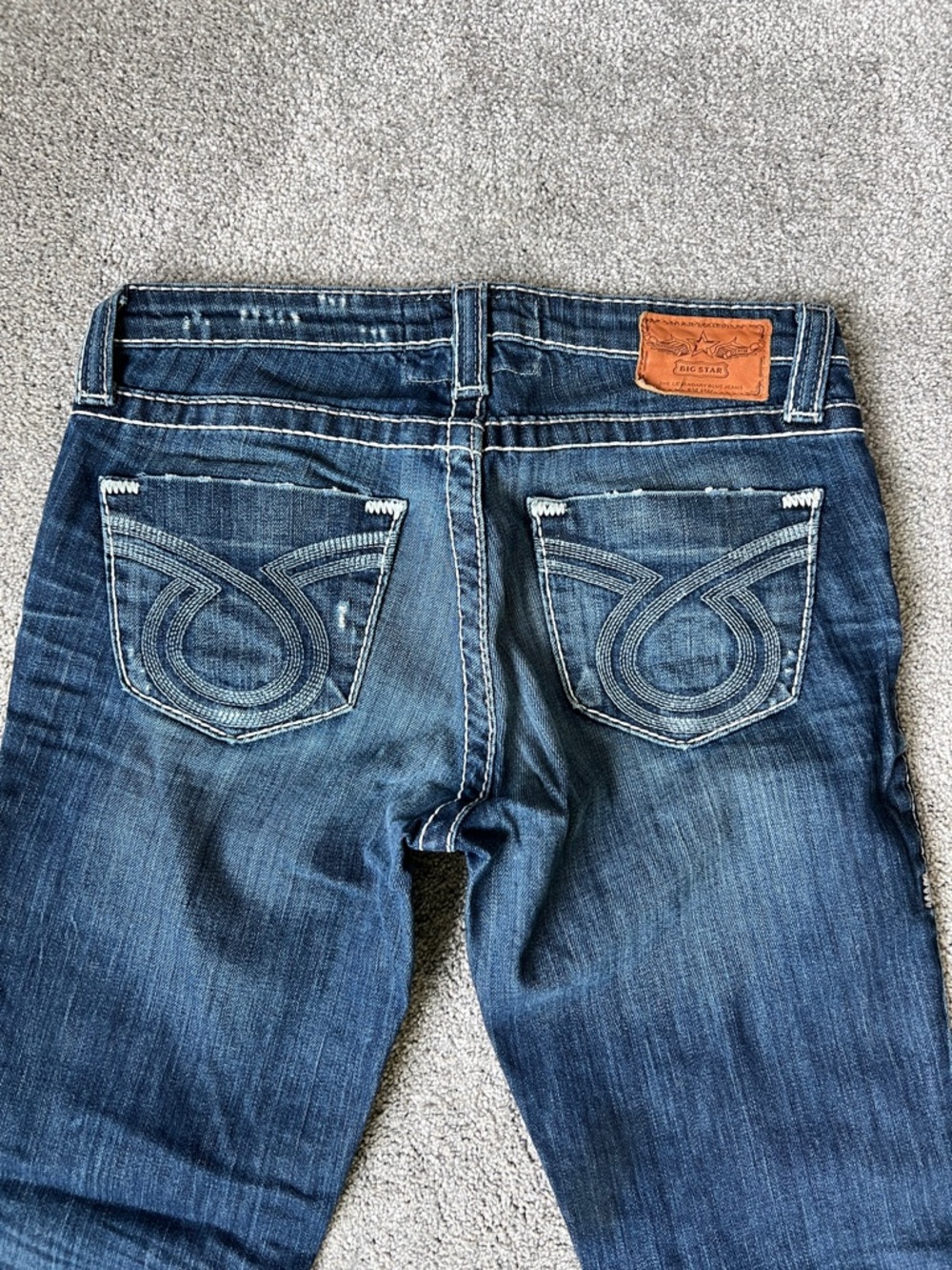 Big star “miki” Dark Wash Bootcut Jeans 26R - Picture 3 of 11